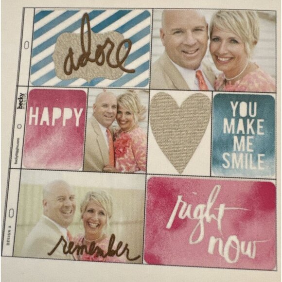 Scrapbooking Kit Project Life Heidi Swapp Color Magic Wood Words Becky Higgins - Picture 3 of 3